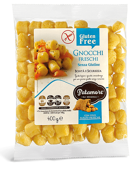 Gnocchi di patate fresche senza glutine De Cecco - busta gr.500 / o  confezione da 12 buste - Squisitaly